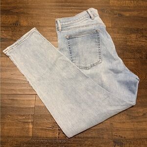 Gap Denim Slim Fit Soft Wear Light Wash Jeans - 38x30